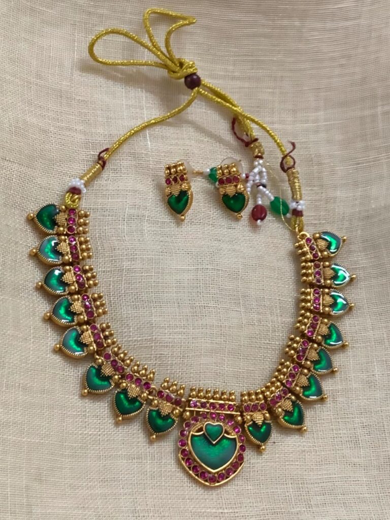 Palakka - Traditional Palakka Necklace Set
